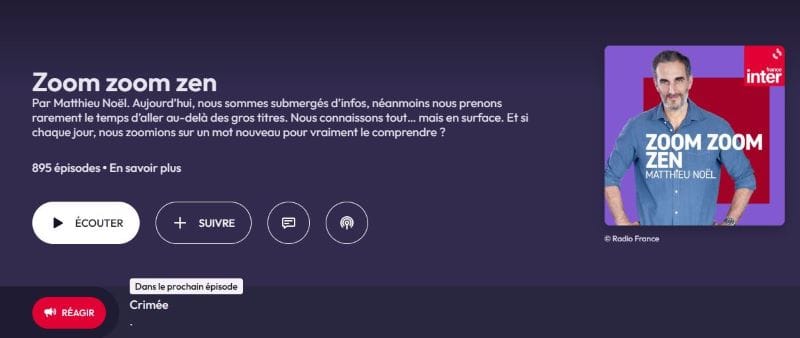 Elise Thiébaud sur France Inter