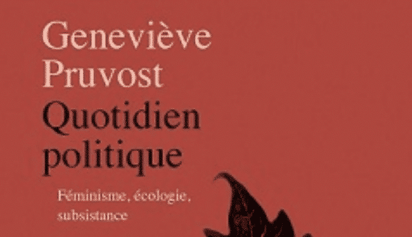 Un nouveau livre de Geneviève Pruvost