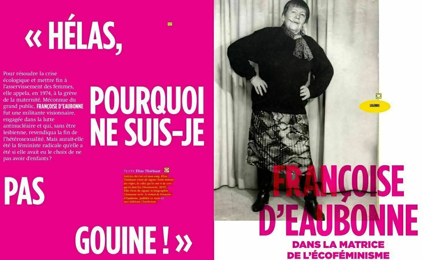 Françoise en première ligne de La Déferlante