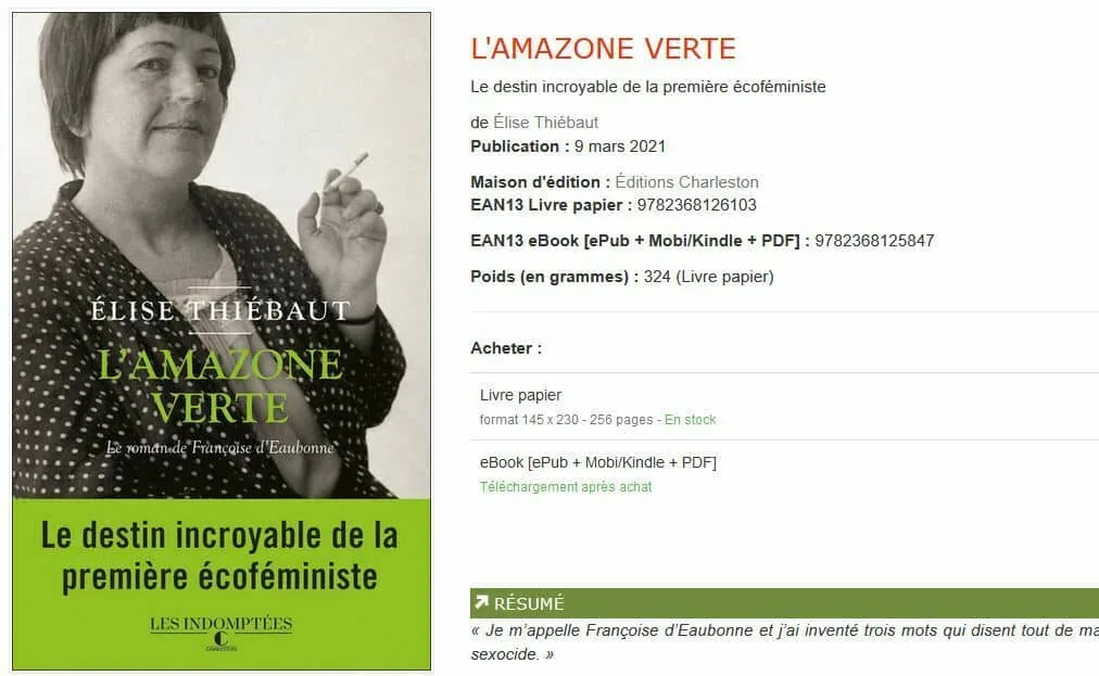 L’Amazone verte …