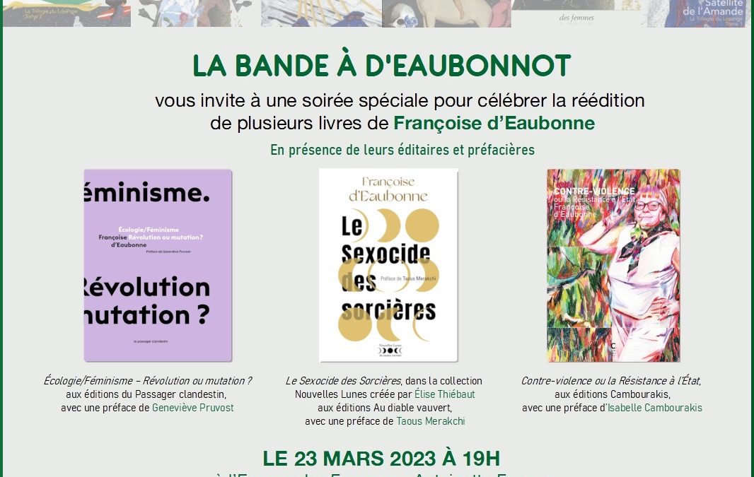 Soirée spéciale Françoise d&rsquo;Eaubonne